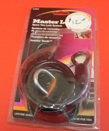 New master lock 614dat spare tire lock system (padlock &amp; cable)