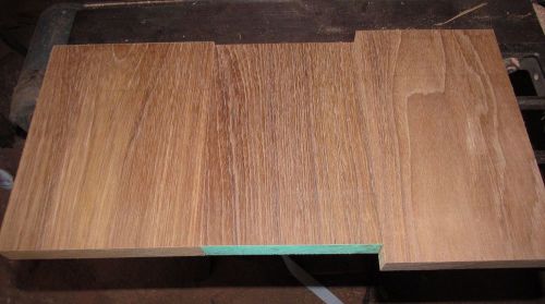 Marine grade burmese teak lumber   lot of 3 boards at 1&#034; thick nice!