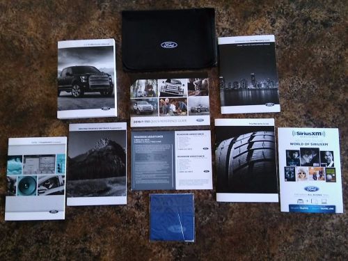 2016 ford f150 owners manual w/sync 3 supplement &amp; navigation data w/case-new-#a