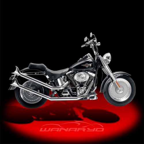 Chrome legend series exhaust systems,renegades for 1986-2011 harley softail