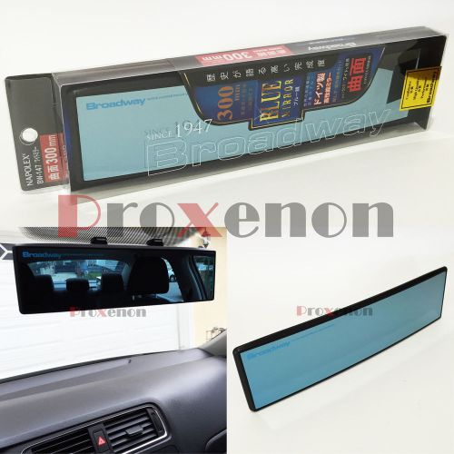 Napolex broadway bw-147 blue tint 300 mm convex #px16 wide face rear view mirror
