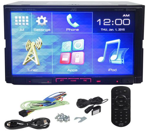 Jvc kw-v51bt 7&#034; dvd/usb/iphone/android/bluetooth car receiver+iphone hdmi cable