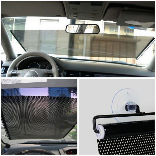 Front rear windshield car window sun shade shield cover visor pvc block