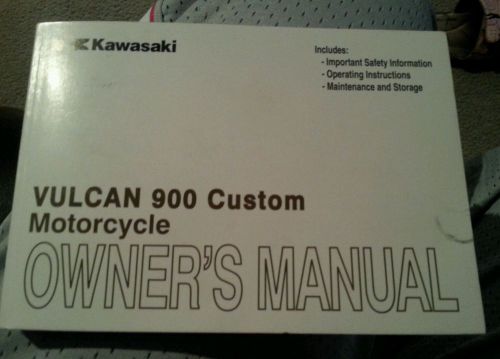 Kawasaki vulcan 900 custom. owners manual. pt# 99987-1753. (11)