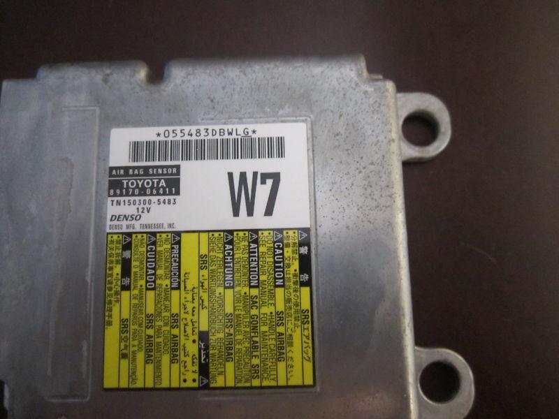 [ p/n: 89170-06411 ] toyota camry 2012 - airbag computer module 