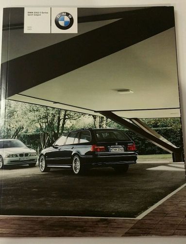 Huge 2001 bmw 5 series sport wagon catalog / brochure; 525i,540i,525,540,i