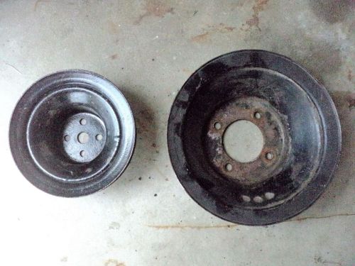 Ford 289 302 351w pulley set water pump and crank pulley