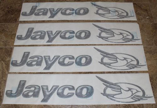 4 jayco decals logos with bird legend white hawk jay flight feather trailer rv