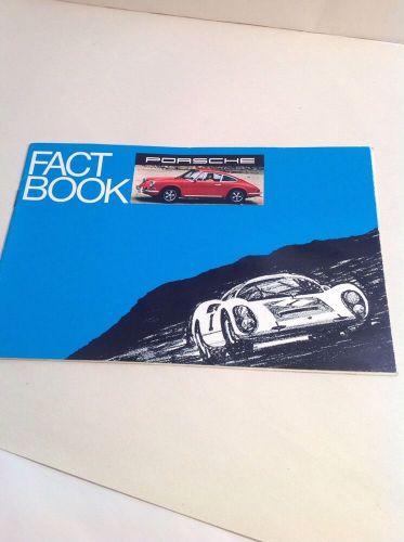 Porsche fact book-brochure from 1960&#039;s-911t/e/s and 912-printed in germany