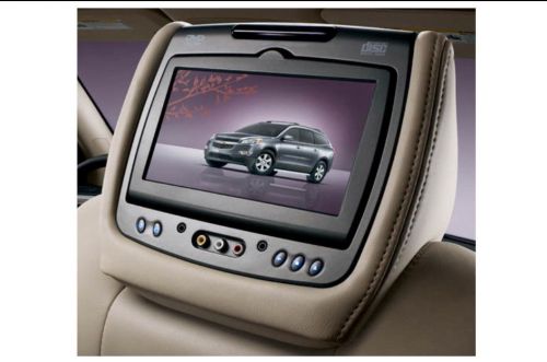 Gm part #23139998 cocoa brown headrest dvd system for 2014 buick enclave