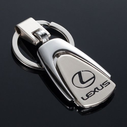 Car logo keychains lexus logo key chains gold alloy car accessories cq83