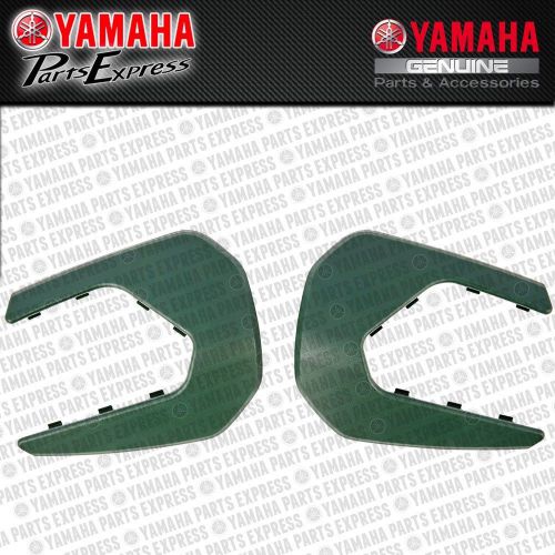 New yamaha atv brush wind hand guard extensions green yfm aba-3b426-13-g1