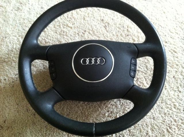 Audi b6 multifunction leather steering wheel + airbag