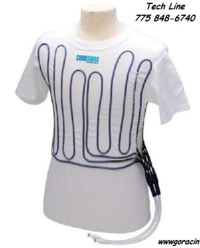 White cool water shirt xs - xxxl hans device compatible~cool shirt,coolshirt ~