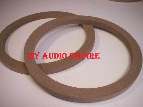 ( 2 ) 3/4&#034; mdf 15&#034; subwoofer mounting spacer fiberglassing rings 15in sub woofer