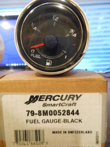 Mercury smartcraft 2&#034; fuel gauge 79-8m0052844 black marine