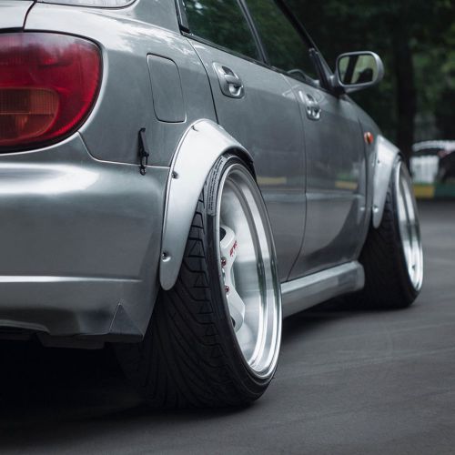 Universal fender flares wheel arch 2,5 inch (70mm) 2pcs wide set jdm arches