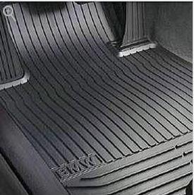 Bmw 5 series 2011-13 528i 535i 550i sedan black rubber floormats front set oem