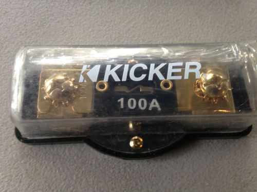 New! kicker fhs afs fuse holder with one 1/0-8 gauge input and output