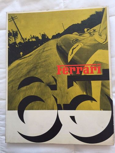 1965 original ferrari yearbook annuario brochure catalog 250 275 330