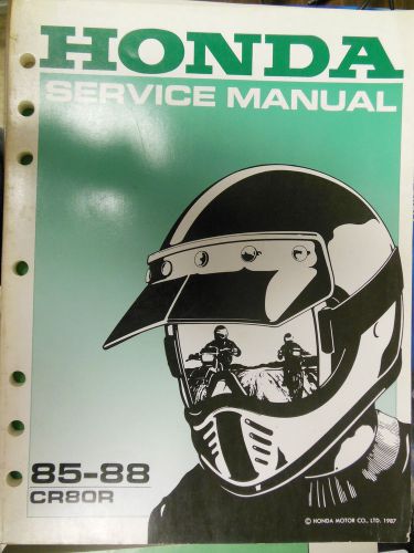 Honda 1985-88 cr80r service manual