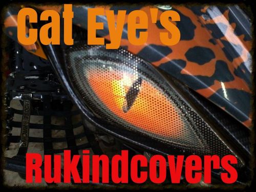 Yamaha raptor 660 cat eyes headlight covers &#034;original rukindcovers&#034;hot new