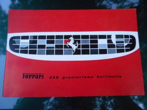 Ferrari 250 granturismo berlinetta original sales leaflet circa 1959