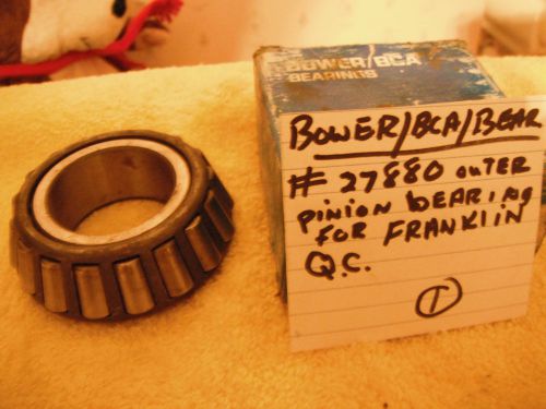 Bower/ bca  # 5207 ws  franklin quick change jack shaft bearing