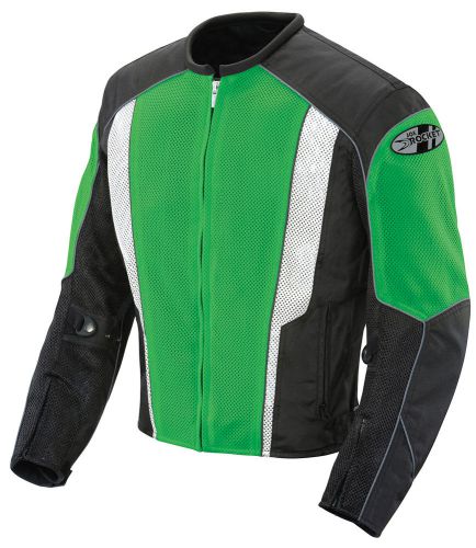 Joe rocket phoenix 5.0 mesh jacket green / black men&#039;s size 2x-large