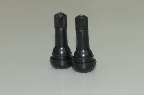 100 tr 413 snap-in tire valve stems short black epdm rubber best quality valve