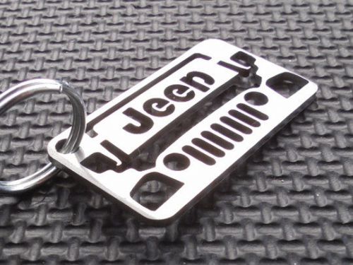 Jeep cj keyring wrangler cj-5 7 amc willys cj-1 cj-2 v8 diesel 5.0 lift keychain