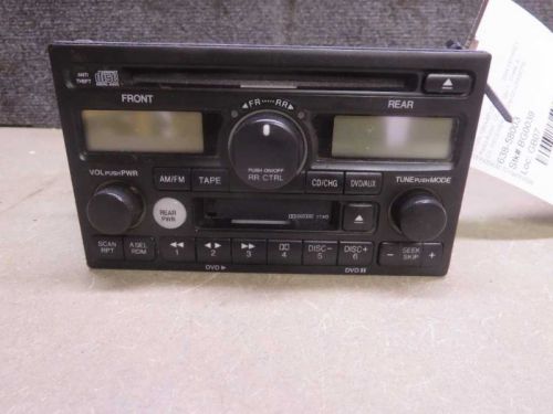 Audio equipment ex-l leather receiver am-fm-cd-cassette fits odyssey 68988