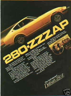 1977 datsun 280z ***original ad*** 280-z