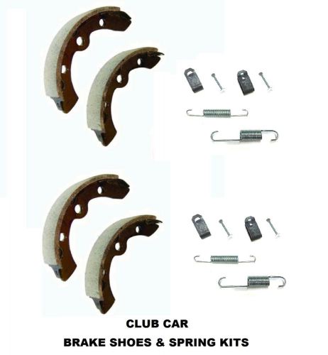 Club car golf cart brake shoes + spring kits 1995 +  ds &amp; precedent gas electric