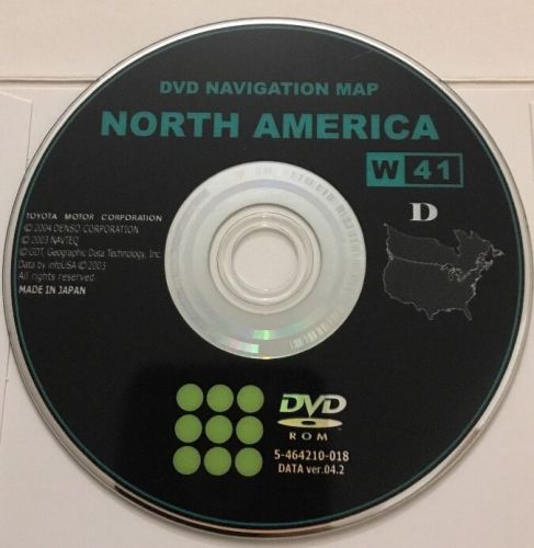 2004 2005 2006 2007 toyota highlander sequoia land cruiser navigation dvd map