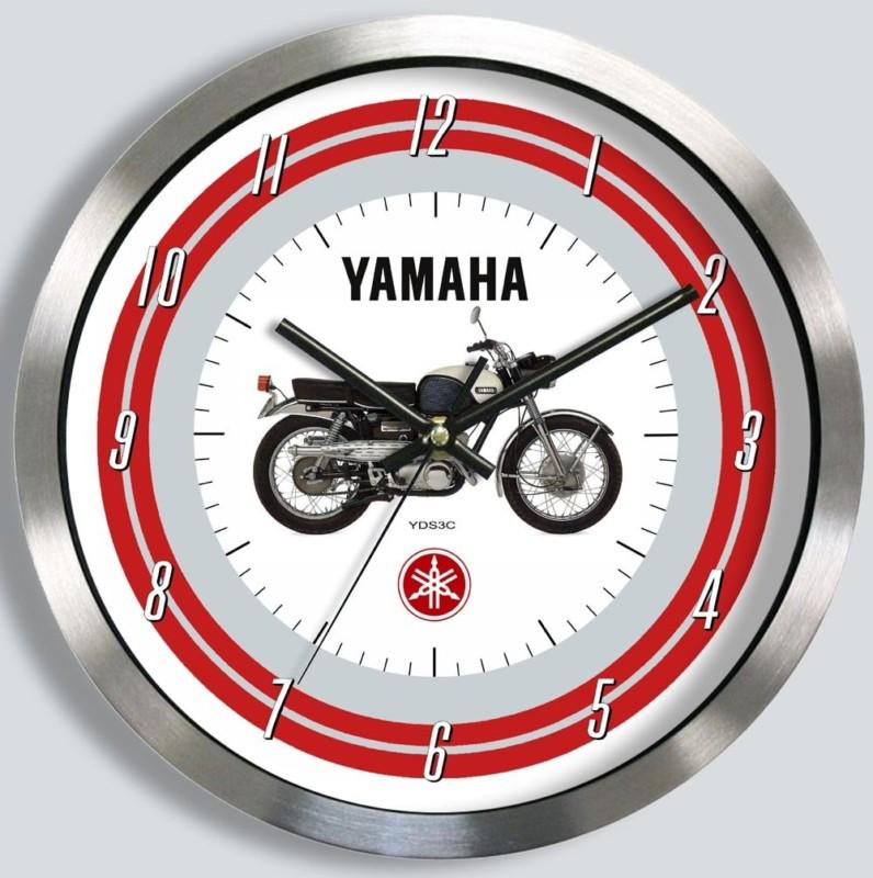 Yamaha yds3c motorcycle metal wall clock 1964 1965 1966