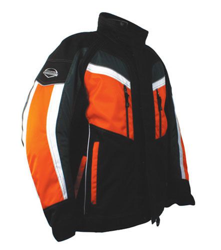 Katahdin gear gl-3 jacket men&#039;s - black &amp; orange 4x-large