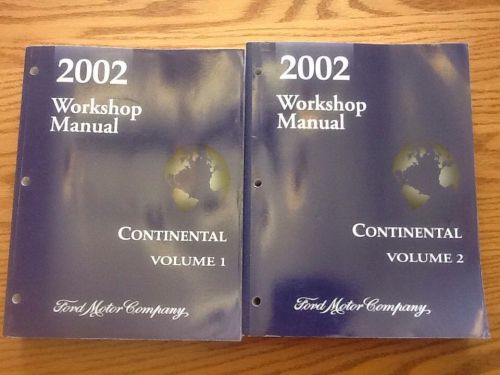 2002 lincoln continental workshop manuals