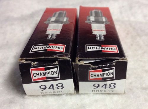 Champion spark plug 948 resistor copper spark plug set of 2