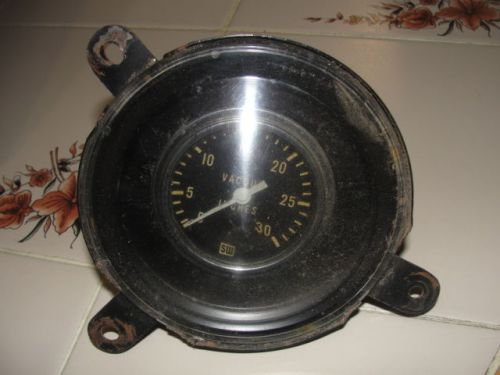 1969 68 torino vintage stewart warner vacuum gauge clock ranchere fairlane ford