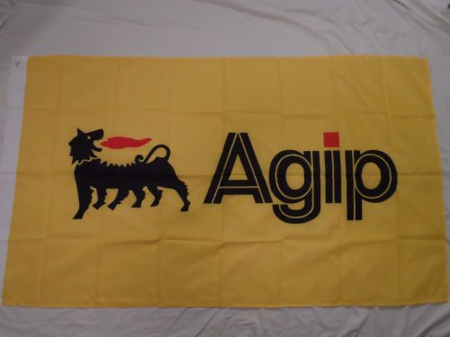 Agip lubricants 3 x 5 banner flag man cave race shop bmw ducati!!
