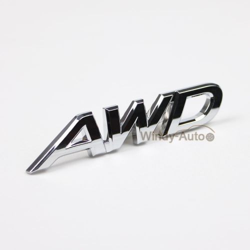 2pcs awd emblem tailgate side sticker badge for 4x4 all wheel drive suv off road