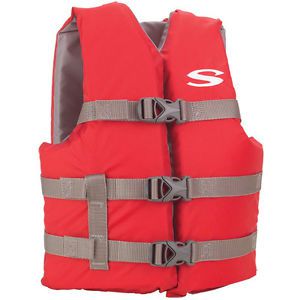 Stearns 3000001415 classic youth life jacket - 50-90lbs - red