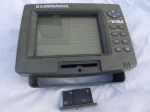 Lowrance lcx-15mt depth fish chart plotter gps head unit &amp; bracket only untested