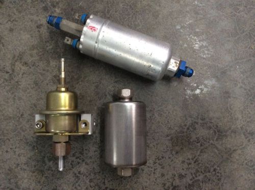 Fuel pump bosch 600h.p, ajustable regulator, fuel filter