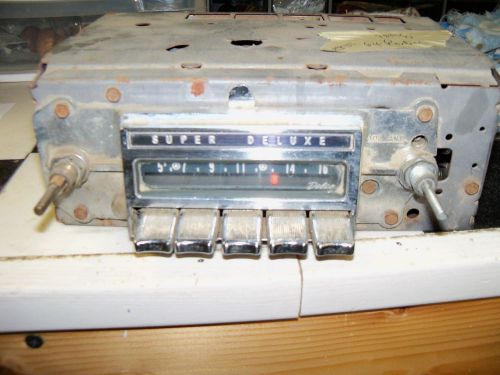 Working original 1964 pontiac am radio gm delco serviced 984077