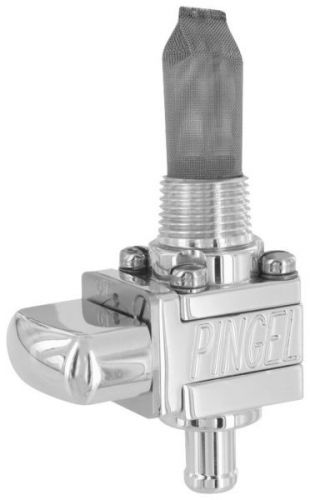 Pingel guzzler fuel valve 3/8&#034; npt 5/16&#034; single outlet clear anodized gv15g