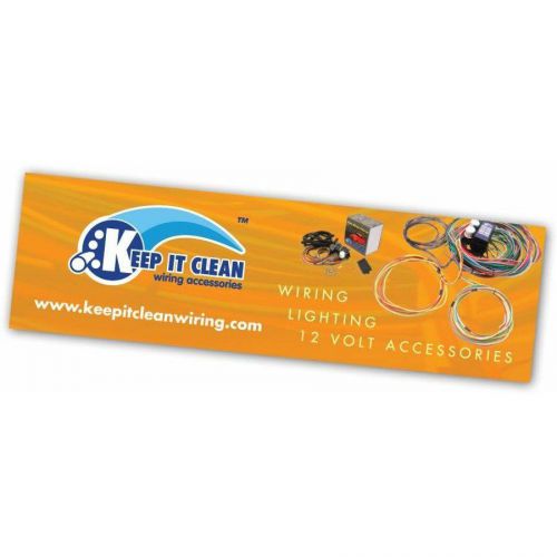 36 X 120 Keep It Clean Logo Color Banner teardrop trailer ktm 350 classic apu, US $58.47, image 1