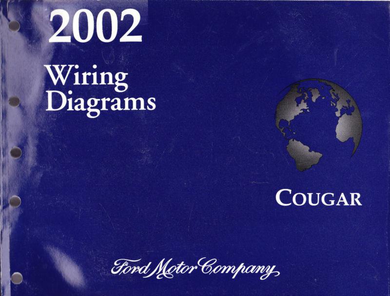 2002 cougar wiring diagrams service manual