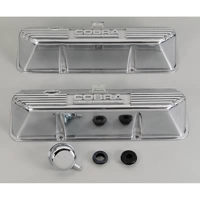 Ford racing aluminum valve covers m-6582-a427 ford fe v8 polished